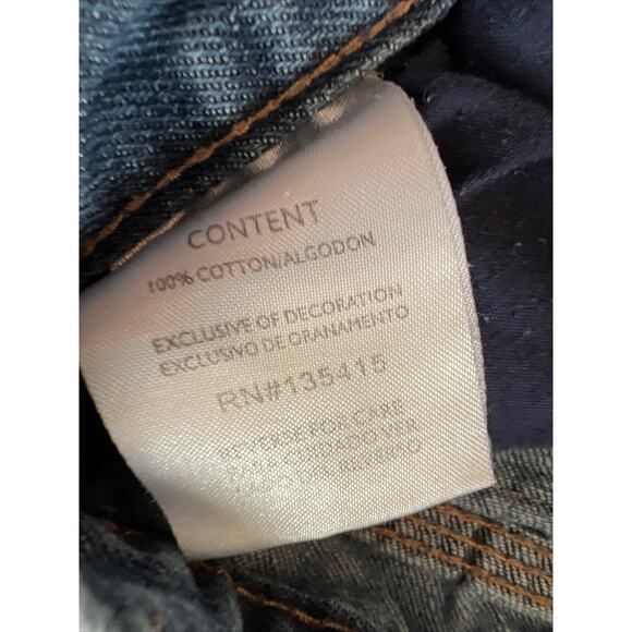 Vintage Coogi Australia Jean Shorts Embroidered Patch Baggy Size 6 Boy Girl - Picture 7 of 16